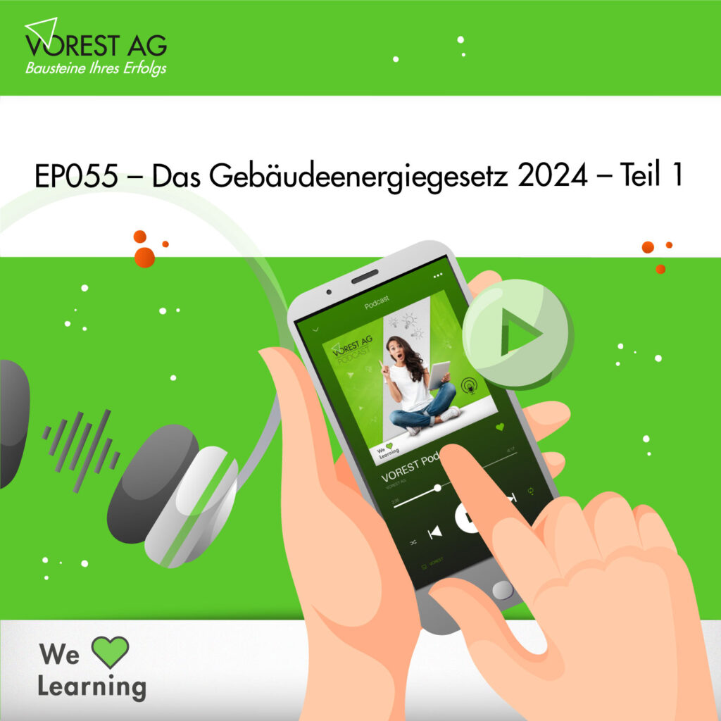  Podcast zum Gebäudeenergiegesetz 2024 Bildidee 