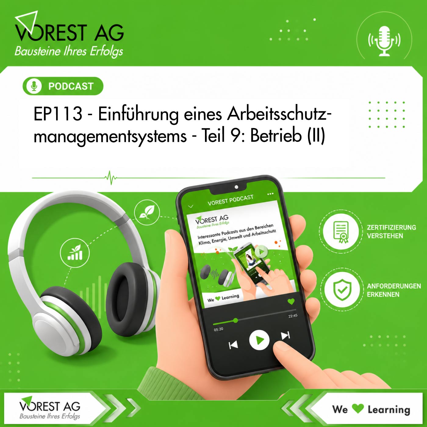 EP113 – Einführung eines Arbeitsschutzmanagementsystems – Teil 9: Betrieb (II) episode artwork